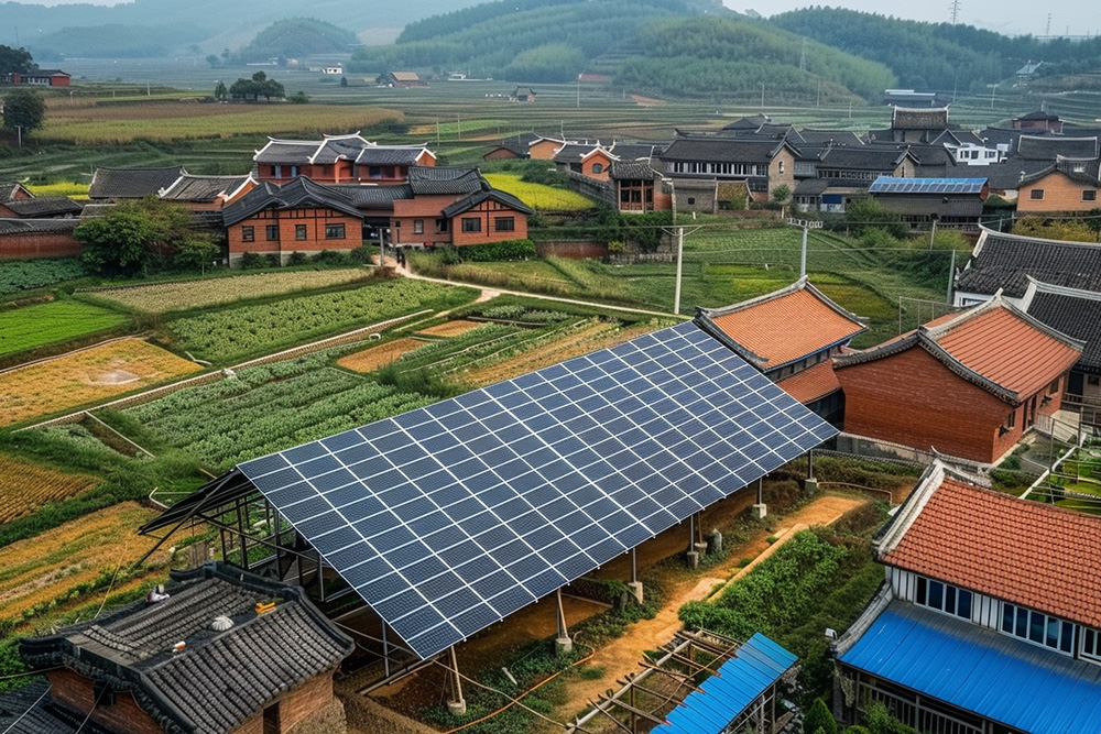 Micro-inverter Systems for New Rural PV Demonstration Villages