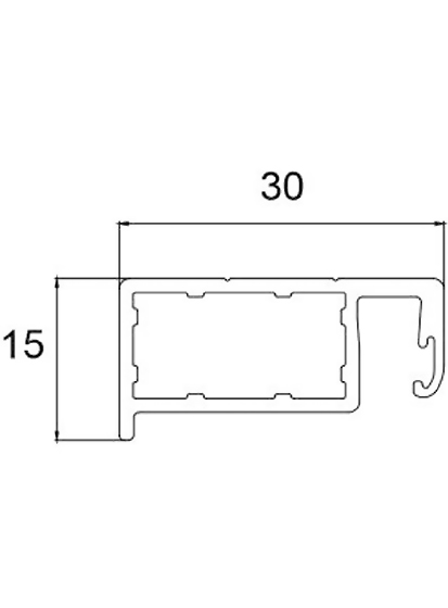 Frame Cross Section B-B