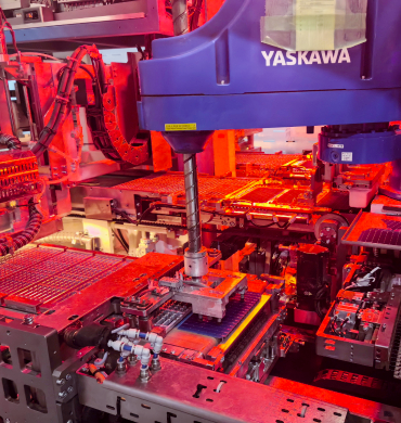 LCSOLAR automated production line for PV module assembly