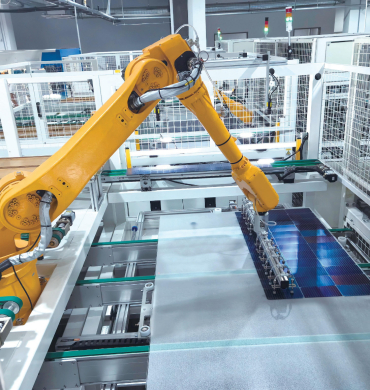 Solar battery manufacturing process in LCSOLAR factory